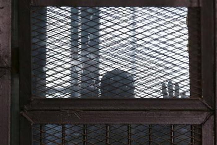 Person on trial in a courtroom in Cairo, Egypt, in a file photo.