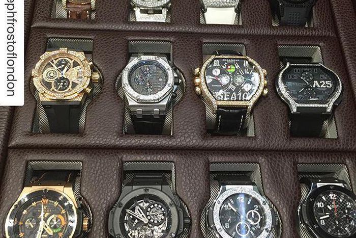 Emmanuel Adebayor's wristwatch collection