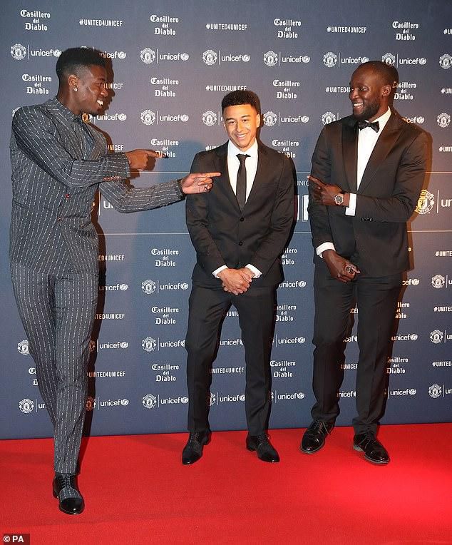 Paul Pogba, Jesse Lingard and Romelu Lukaku [PA]