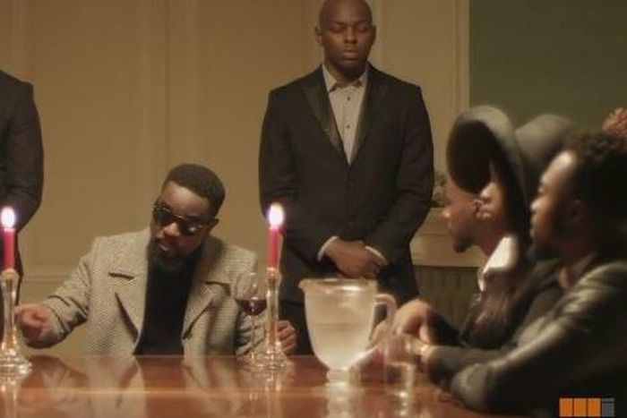 A scene from Sarkodie's 'Hand to mouth' video