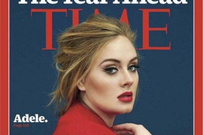Adele on the cover of Time magazine