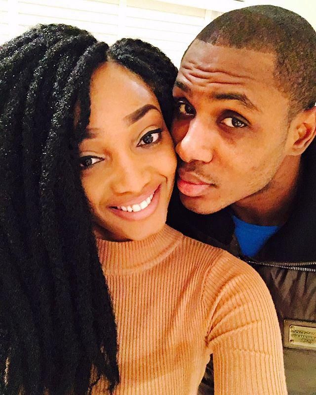 Odion Ighalo and his wife, Sonia enjoy cosy dinner