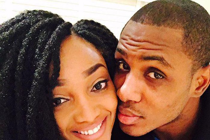 Odion Ighalo and his wife, Sonia enjoy cosy dinner