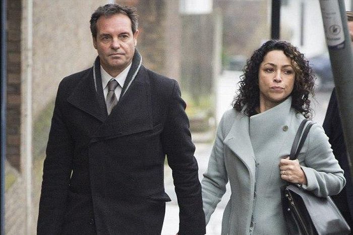 Eva Carneiro and husband Jason De Carteret  in court for the case against Chelsea and Jose Mourinho