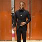 Alexx Ekubo looking dapper in all black