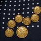 Gold buttons