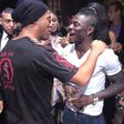 Obafemi Martins parties with Ronaldinho in Dubai