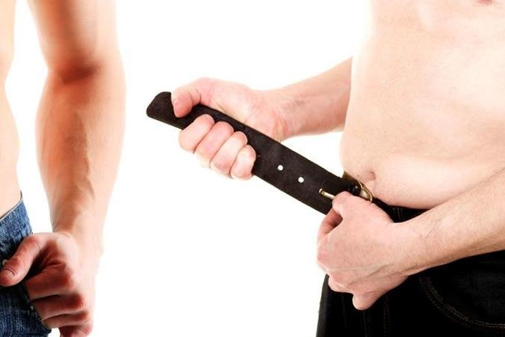 Various male body shapes