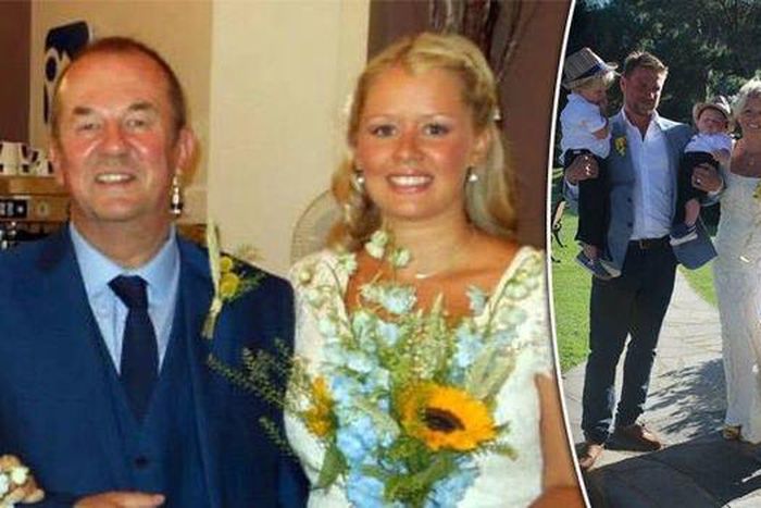 Alice O'Sullivan and her father David Trimming