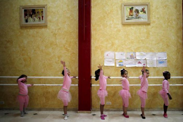Pirouettes and plenty of pink at Gaza's only ballet school