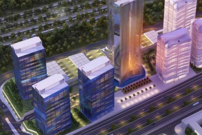 Proposed view of the world trade center