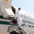 President Muhammadu Buhari arrives in Yola, Adamawa State on November 13, 2015
