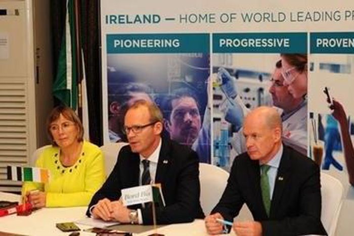 Irish Trade envoy at a conference in Lagos (source: nation onlineng)