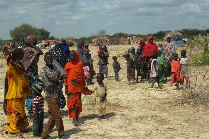 Desperate Nigerians fleeing Boko Haram arriving on deserted island in Chad