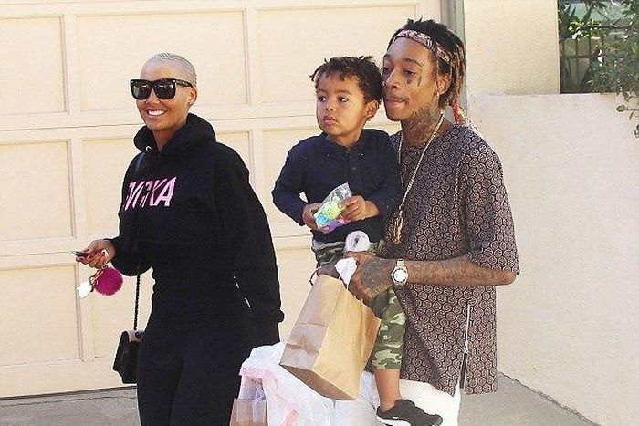 Wiz Khalifa, Amber Rose, Sebastian