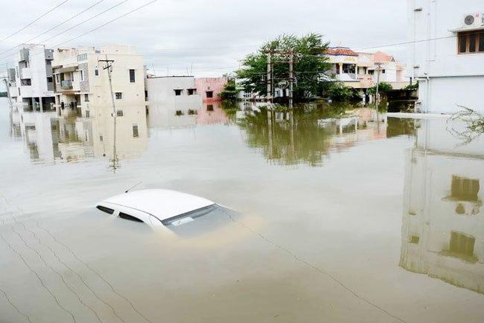 Heavy flooding causes chaos in southern India state