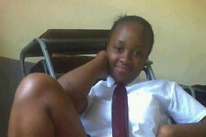 A Kenyan student in uniform