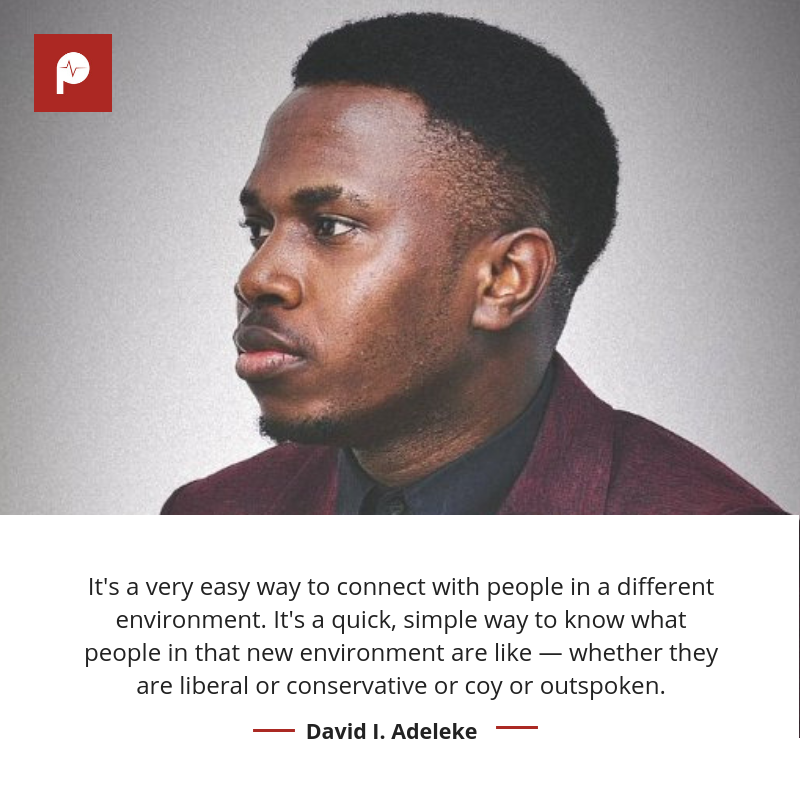 David Adeleke on why he uses Tinder