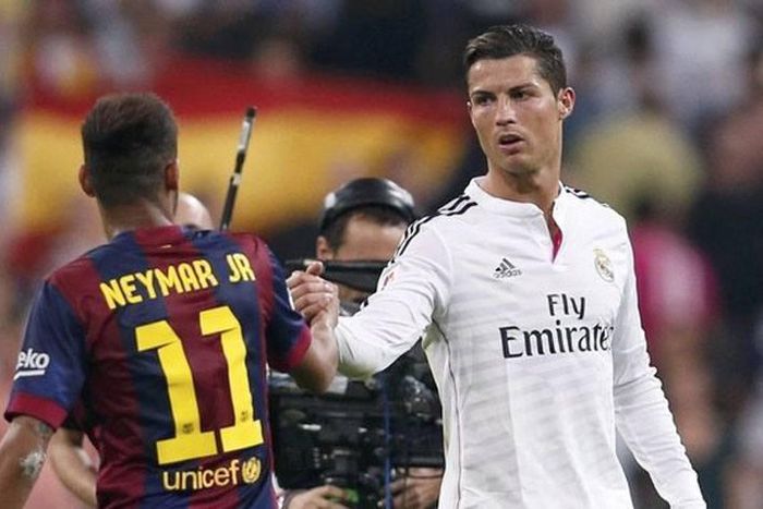 Cristiano Ronaldo and Neymar