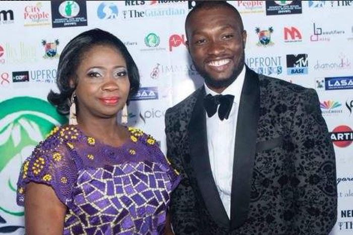 Emmanuel Ikubese with Senator Abike Dabiri