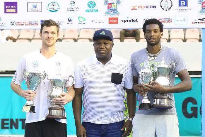 Lagos State Governor Akinwunmi Ambode at the Governors Cup with the winners