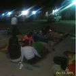 Taraba United players sleeping in front with the State Government House