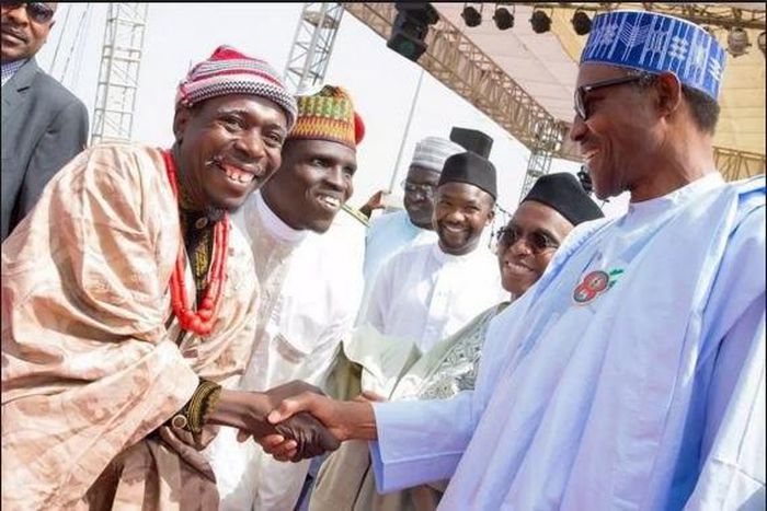 President Buhari at Kaduna Music Festival