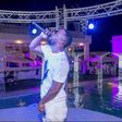 Iyanya performing at his white party