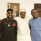 Banky W, Commissioner for Tourism, Arts & Culture Mr. Folarin Coker, and Captain Tunde Demuren.