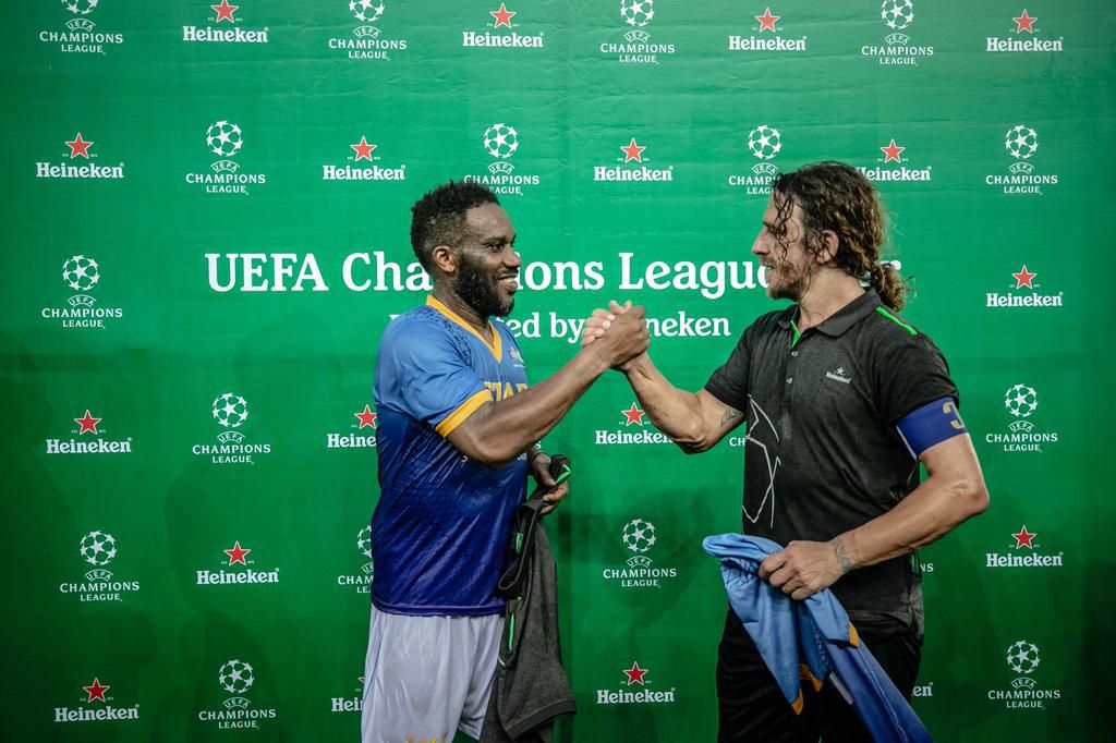Austin Jay-Jay Okocha and Carles Puyol (BHM)