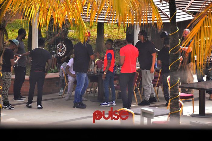 Trey Songz with Davido and Wizkid