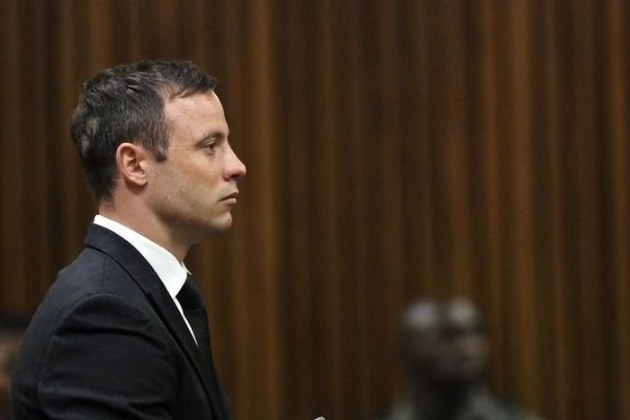South African Olympic and Paralympic track star Oscar Pistorius attends his sentencing at the North Gauteng High Court in Pretoria October 21, 2014. REUTERS/Themba Hadebe/Pool