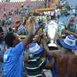 Enyimba fans celebrate their league title