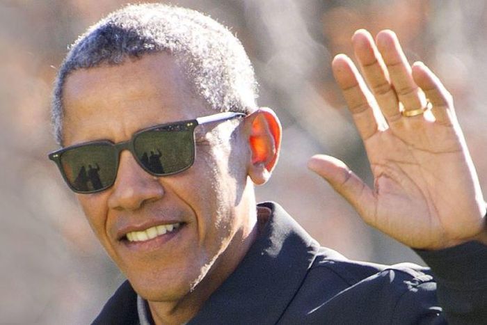 Barack Obama looking fly