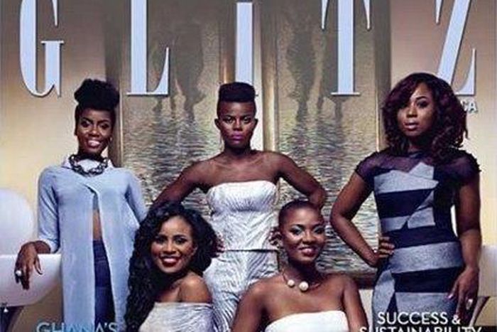 Mzvee, Wiyaala, Sika, Ahuofe, Berla cover Glitz Africa