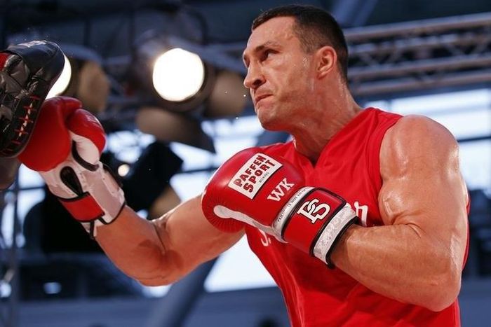 Wladimir Klitschko during his work out Action Images via Reuters / Lee Smith Livepic