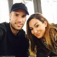 Robin van Persie and wife, Bouchra van Persie in Dubai