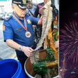 Drunk man dies after hugging firecracker and lighting