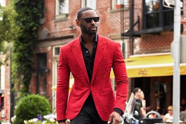 Davidson Frere looking dapper in a suit