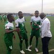 Samson Siasia and his U-23 players