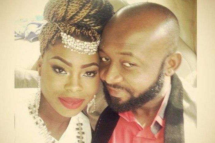 2Shotz with wife Precious Jones