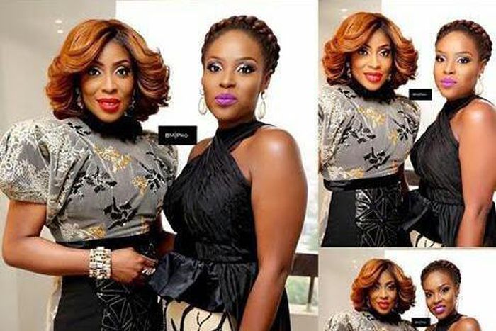 Mo' ABudu with her daughter Temidayo