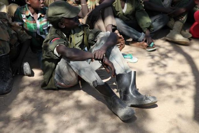 South Sudanese commanders use child soldiers as "cannon fodder"