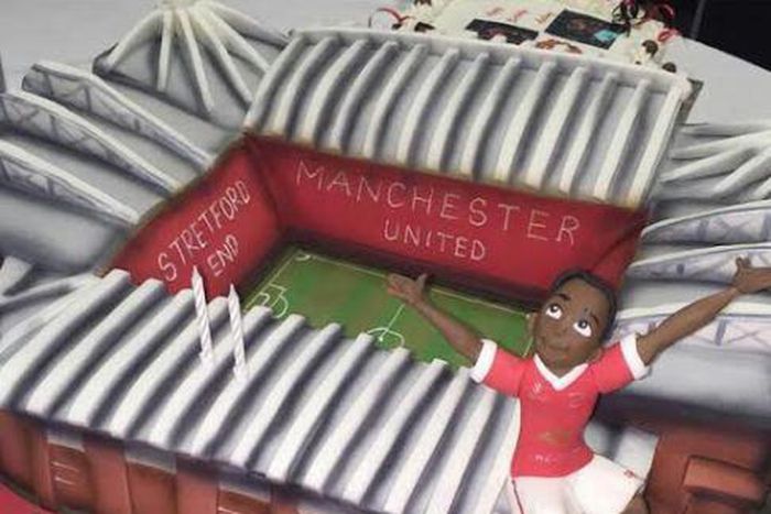 Anthony Martial's birthday cake