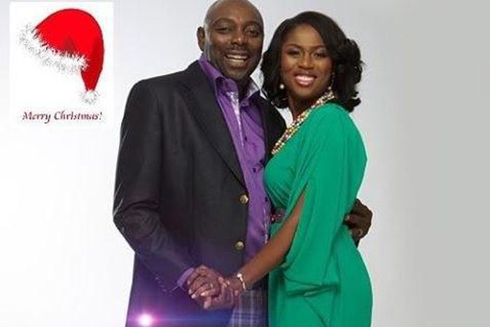 Segun Arinze's Christmas card