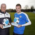 Claudion Ranieri and Jamie Vardy named Premier League Manager and Player of the Month