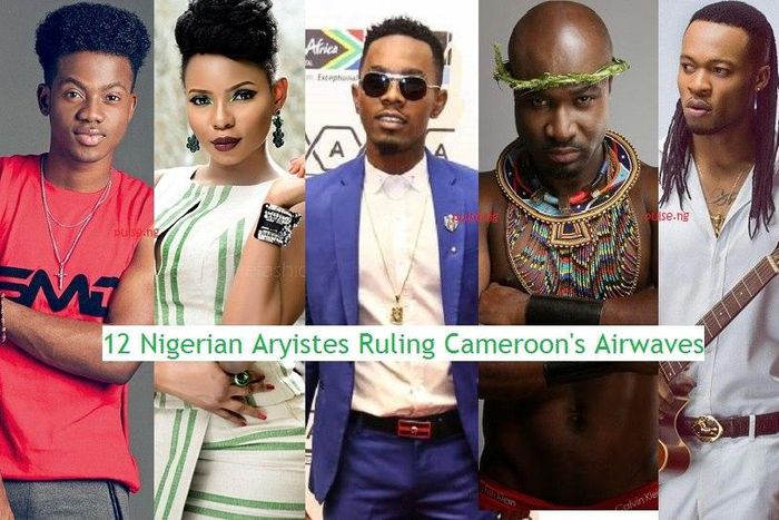 12 Nigerian artistes ruling Cameroon's airwaves
