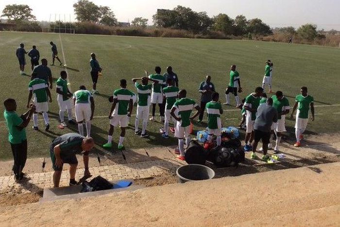 Super Eagles Team B training in Abuja