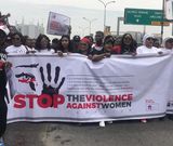 Women marching against Domestic Violence in Nigeria [The Lawyers Chronicle]
