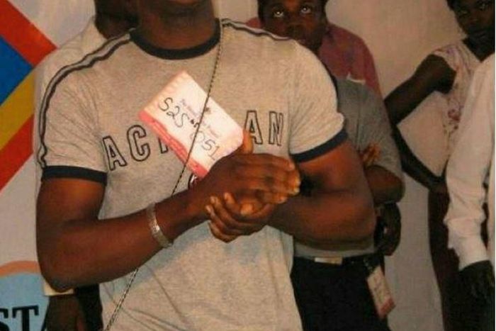 Throwback picture of Timaya at an audition